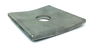 Stainless Steel Square Curved Washer 3" x 3" x 11/16" ADSCO CW123
