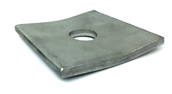 Stainless Steel Square Curved Washer 1/4" x 2 1/4" x 13/16" ADSCO CW3422-2