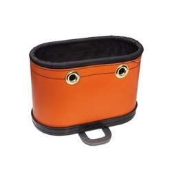 Klein 5144BHB Hard-Body Bucket, 14 Pocket Oval Bucket with Kickstand