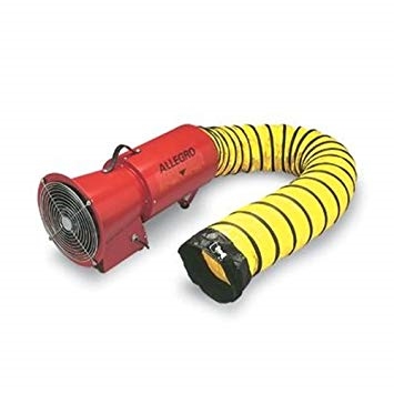 Allegro 9506-01  8" Axial Metal Blower w/ 15' Canister & Ducting