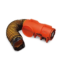Allegro 9533-25 8" Axial AC 120V Plastic Blower w/ Compact Canister & 25' Ducting