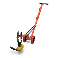 Allegro Manhole Steel Lid Lifter Dolly with Magnet