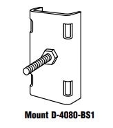 General Purpose Mount 10” x 5” Mounting bracket with  5/8” carriage bolt Aluma-Form D-4080-BS1