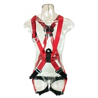 Bashlin 683XC-M "X" Style Body Harness with nylon loop 24" D-ring extension back attachment