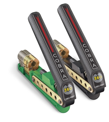 Cable Prep Cobra 360-G Compression Tools All F-Type for RG-6, 59,-7, 11 & Mini-Coax Cables