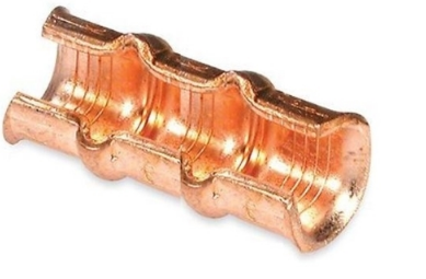 T&B 54740TP Copper C-Tap Connector; 2-1/0 AWG Main, 12-2 AWG Branch, Wrought Copper, Orange