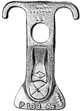 Guy Hook 4 1/2" For 5/8 Hardware P135AXW