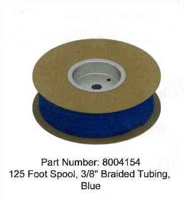 PLP 8004154 - 125' Spool of 3/8" Braided Expandable Sleeving (Blue)