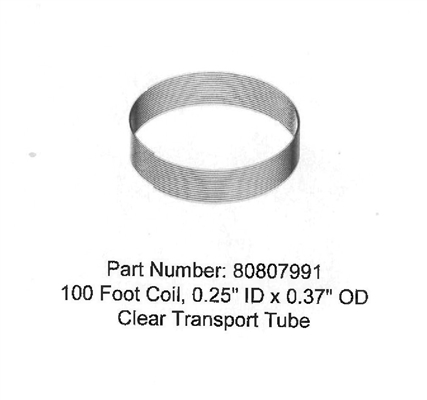 PLP 80807991 COYOTE Closure Accessories 100' Spool of 0.25" ID Transport Tube