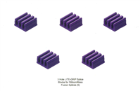 PLP LGSBR3-5 COYOTE Closure Splice Tray Accessories Splice Block Kit  Purple (5pk)