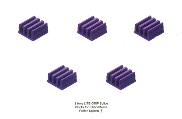 PLP LGSBR3-5 COYOTE Closure Splice Tray Accessories Splice Block Kit  Purple (5pk)