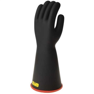 Hubbell PSC218RB Class 2 CHANCE® Straight Cuff Gloves18" Red/Blk Size 9 to 11