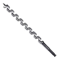 IRWIN Tools 1826631 Pole Auger Drill Bit with WeldTec Single 5/8-inch Shank 1-1/16-inch by 24-inch 