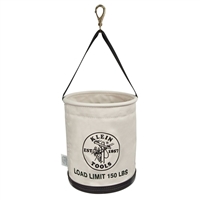 Klein 5109SLR Canvas Bucket, All-Purpose with Drain Holes, 12-Inch