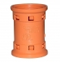 KWIKPATH1-CP53 Coupler For 1" Corrugated Plenum Innerduct Orange