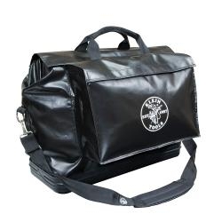 Klein 5182BLA Tool Bag, Vinyl Equipment Bag, Black, Large