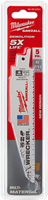Milwaukee 48-00-5701 WRECKER™ Multi-Material SAWZALL® Blade 6" 7/11TPI 5pk