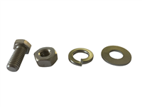 Bolt Assembly 3/8-16 Heavy Nut for 1/2", 3/8-16 x 7/8" Hex Bolt, 3/8" Flat Washer Nehrwess NBW-LH