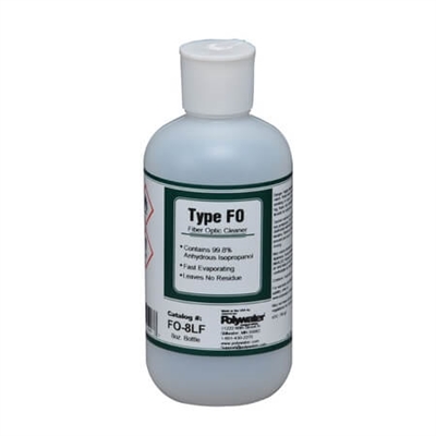 Polywater® FO™-8LF Alcohol Fiber Optic Cleaner 8-fl. oz. refillable bottle w/ flip top