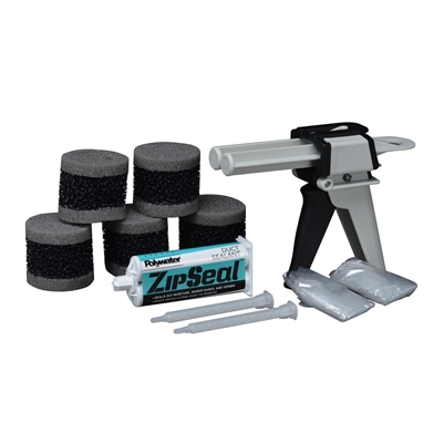 Polywater® ZIP-50KIT ZipSeal™ Duct Sealant Closed-Cell Foam Duct Sealing System for Conduit Sizes up to 2&#8243;/50mm Protects
