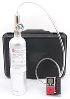 RKI 81-GX01HSCO-LV Cal kit, GX-2001/GX-2009, 34AL cyl Methane/H2S/CO/O2, reg with gauge &  knob, cal cap, case & tubing