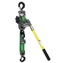 SLINGCO ZLH10524  1 -1/2 Ton Web- Strap Chain Hoist with Hot Stick Ring S