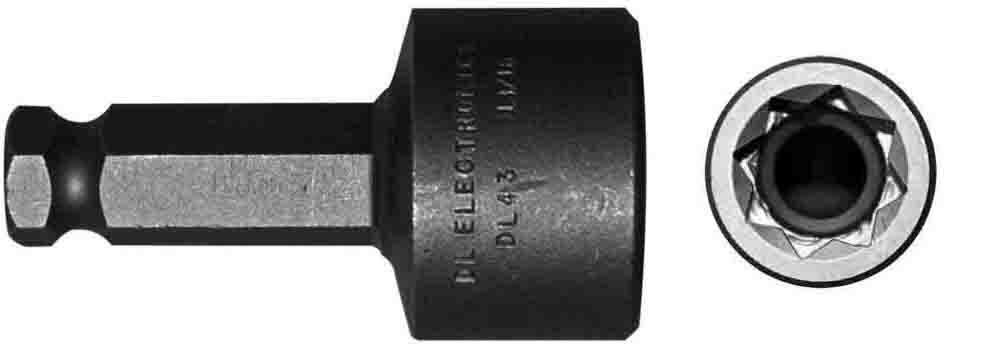 TELSTA T-907005F1 Standard Impact Socket 9/16", 5/8 Male Hex Drv Nut
