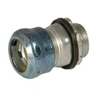 Raco 2904RT Zinc Electroplated Steel Non-Insulated Raintight EMT Compression Connector 1-Inch