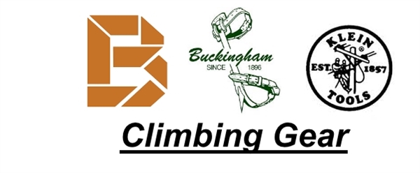 Buckingham Climbing Belt Size Chart