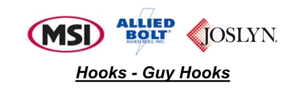 Hooks & Guy Hooks - Pole Line Hardware