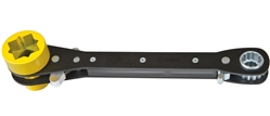 Klein KT155HD  6-in-1 Lineman's Ratcheting Wrench 12" Heavy-Duty